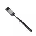 3.7FT Aluminum Alloy Invisible Selfie Stick Compatible with Action Cameras